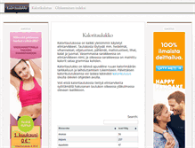 Tablet Screenshot of kaloritaulukko.fi